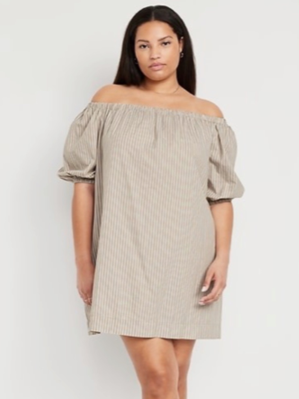 Old Navy 100% Cotton Striped Swing Dress